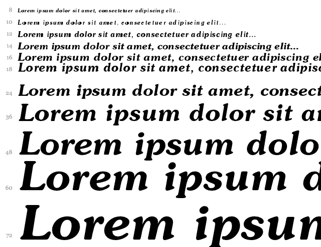 Souvenir-DemiItalic Wasserfall 