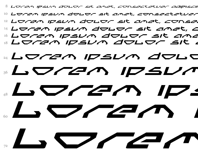 Spylord Expanded Italic Cascada 