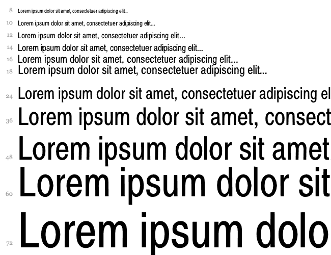 Xerox Sans Serif Narrow Wasserfall 