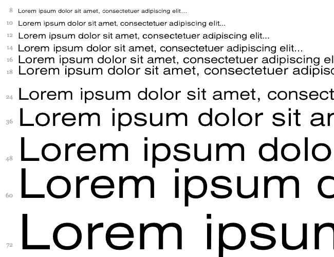 Xerox Sans Serif Wide Wasserfall 