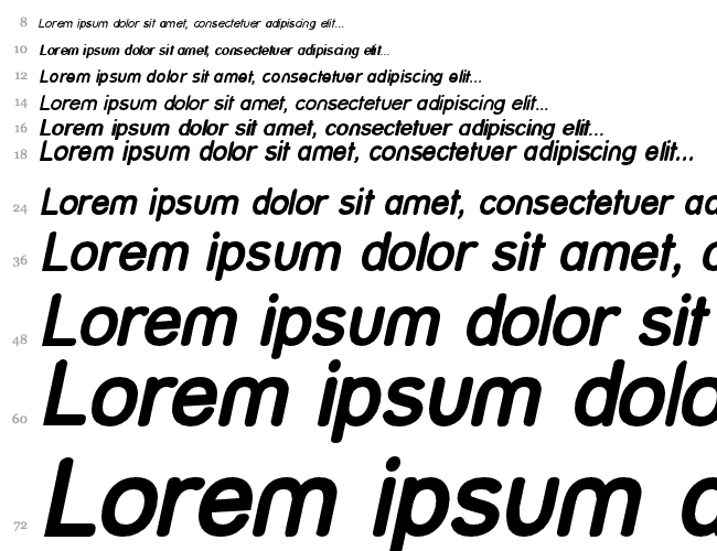 Street Bold Italic Cascade 