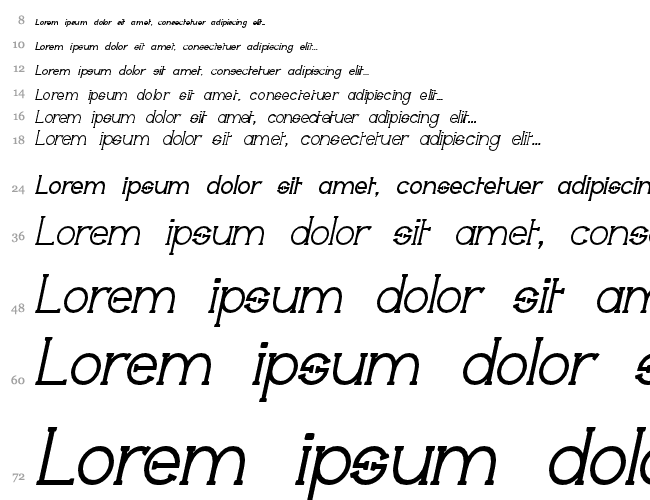 Technically Insane Italic Cascade 