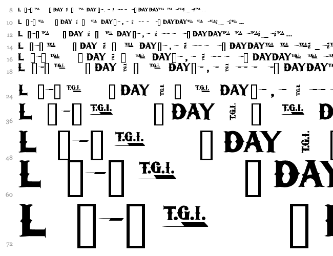 TGIFriday Водопад 