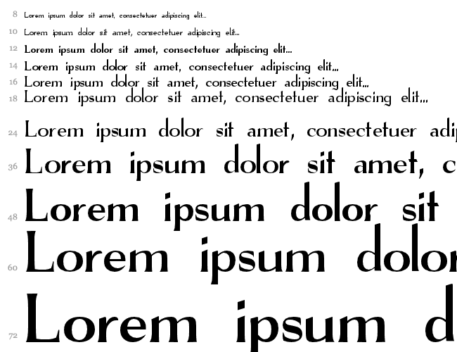 The Real Font Cascade 