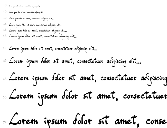 Toms Handwriting Waterfall 