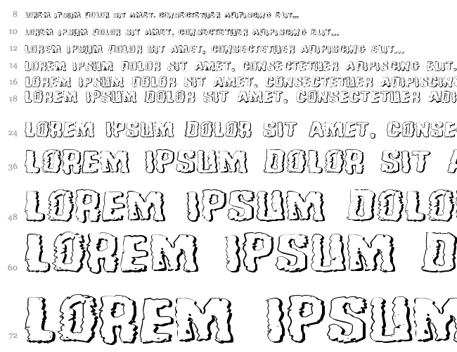 Tussle Expanded Outline Cascata 