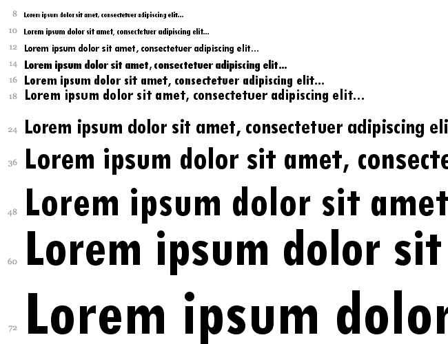 Tw Cen MT Condensed Wasserfall 