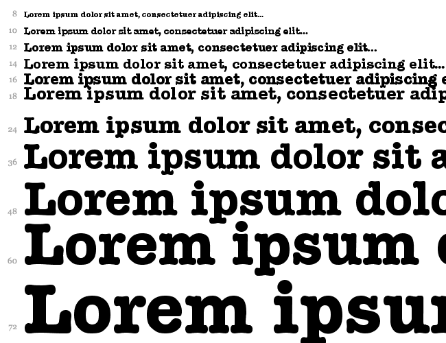 TypewriterBold Regular truetype font