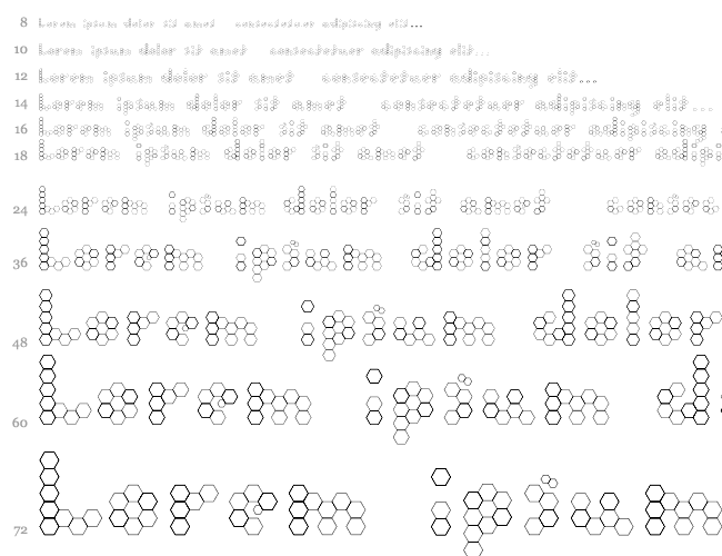 U Honeycombed Cascade 