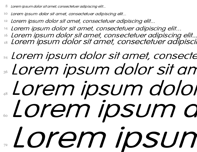 Vogue-Normal Wd Italic Водопад 