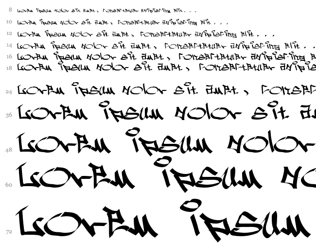 West Side Plain truetype font