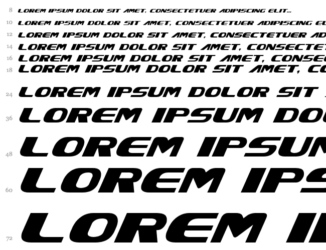 Xcelsion Italic Wasserfall 