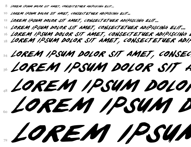 Yellowjacket Italic Waterfall 