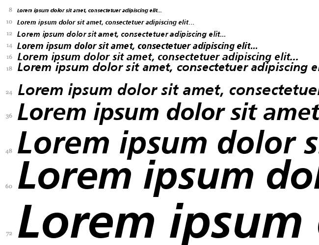 AG Foreigner Light-Bold Italic Cascada 