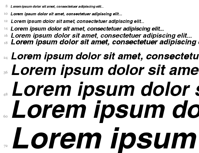 AG Letterica-Bold Oblique Cascade 