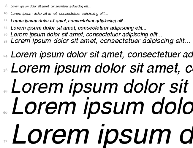 Aberden italic Cascade 