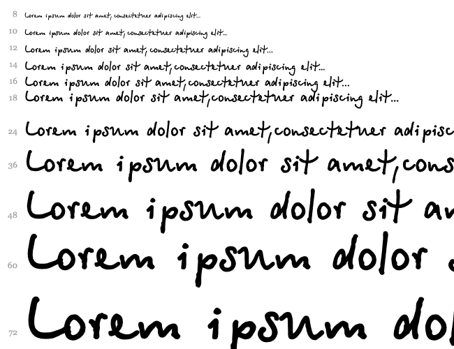 Betina Script P/G Wasserfall 