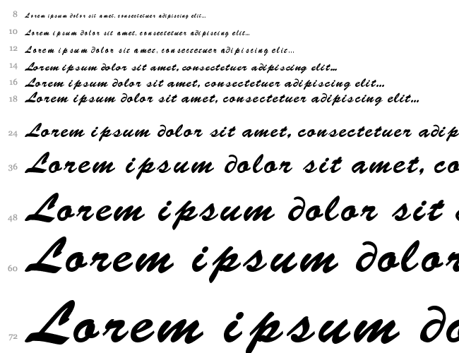 BrushScript Cascade 