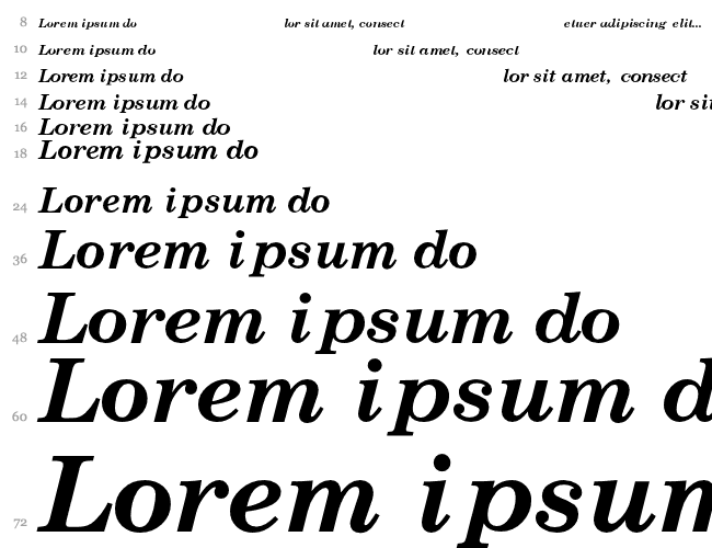 BackRoad Bold Italic Водопад 