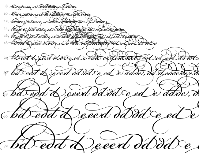 Bickham Script Alt One Waterfall 