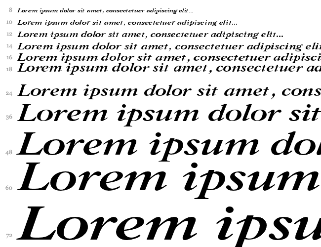 Caslon Wasserfall 