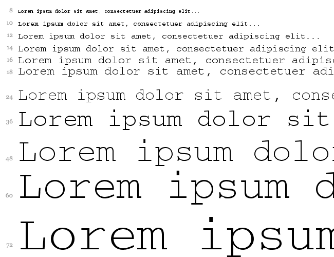 CourierCyrillic Водопад 