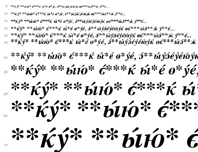 CyrillicSerif Cascata 