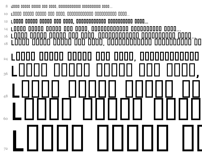 DIN Schablonierschrift Cascade 