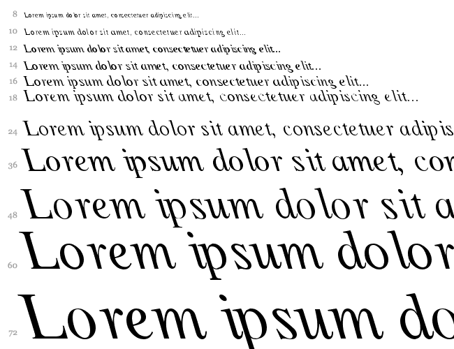 Dabbington Reverse Italic Cascada 