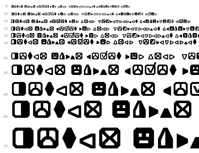 Expo Symbols Cascade 