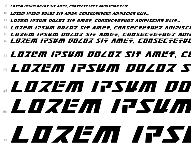 Falconhead Italic Водопад 