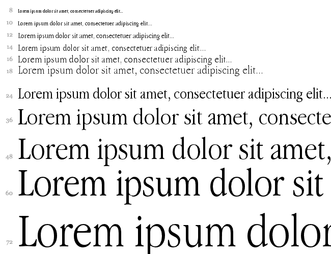 Garamond Narrow Водопад 