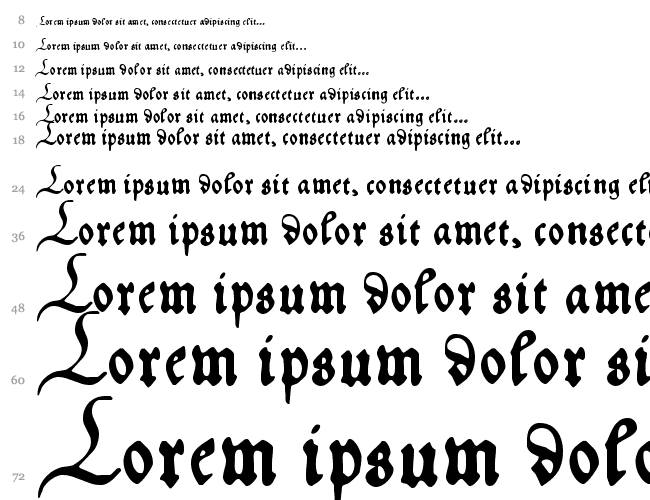 HansFraktur Cascade 