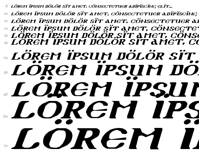 Holy Empire Expanded Italic Cascade 