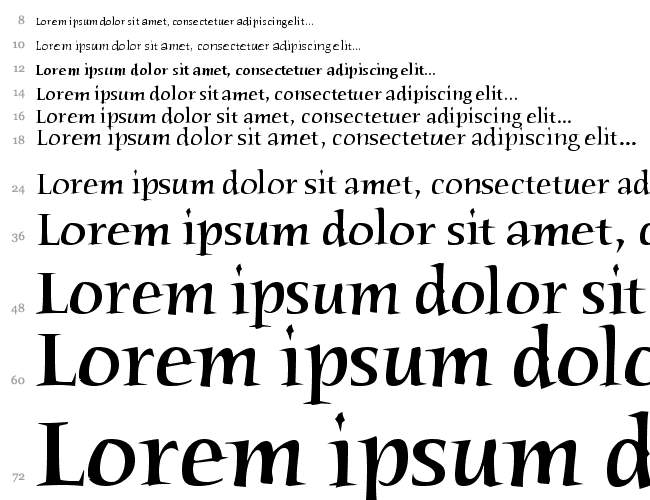 Humana Serif ITC Medium Cascata 