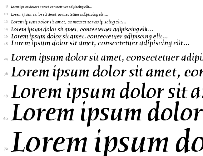 Humana Serif ITC Medium Cascata 