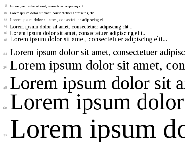 Liberation Serif Wasserfall 