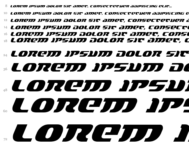 Lord of the Sith Italic Cascata 