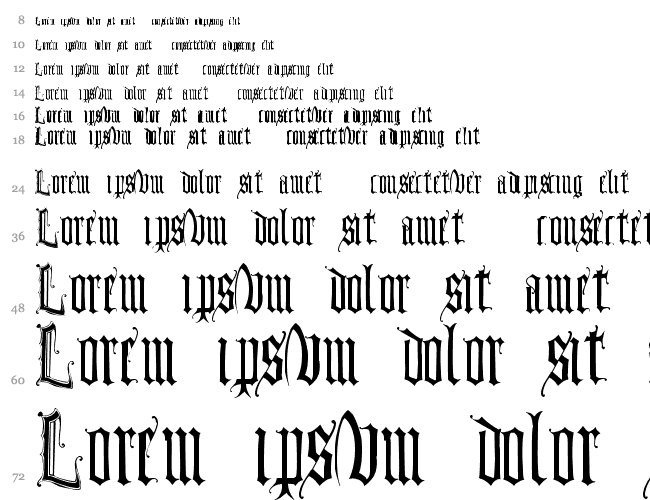 Monumental Gothic Demo Cascade 