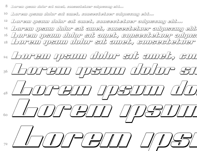 Nolo Contendre Shadow Italic Водопад 