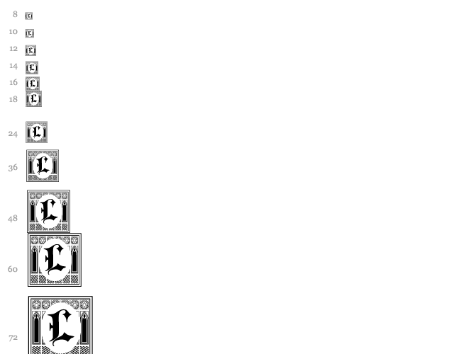 Portculliard Initials Wasserfall 