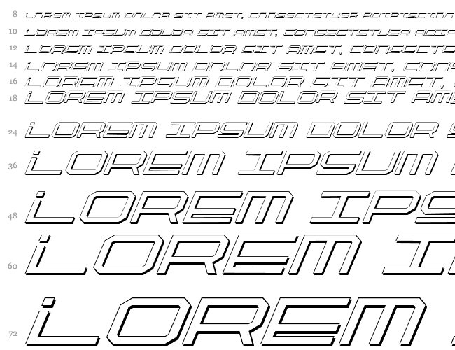 QuickTech Shadow Italic Водопад 