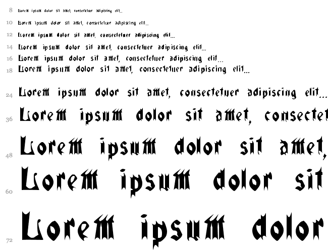 QuaelGothicCondensed Cascade 