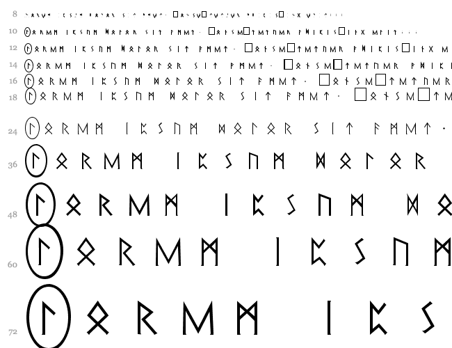 Pi Rho Runestones Cascata 