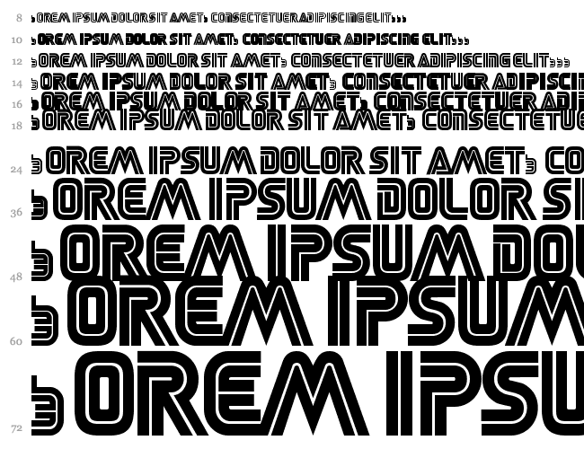 SEGA LOGO FONT Cascade 