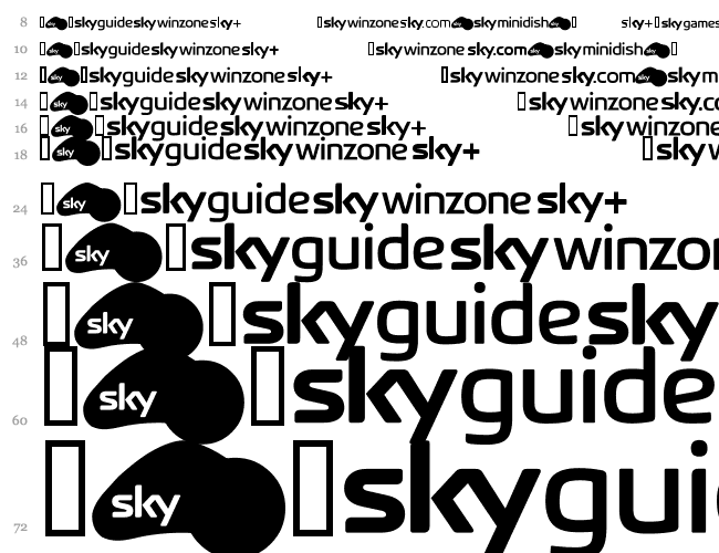 SKYfontbrands Cascada 