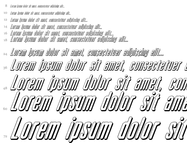 Sister Europe Shadow Italic Водопад 