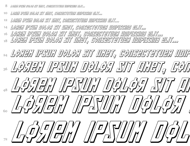 Soviet 3D Italic Cascata 