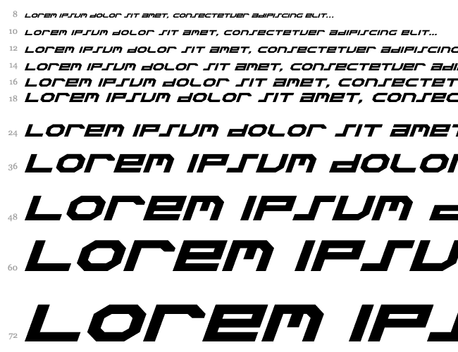 Stuntman Expanded Italic Cachoeira 