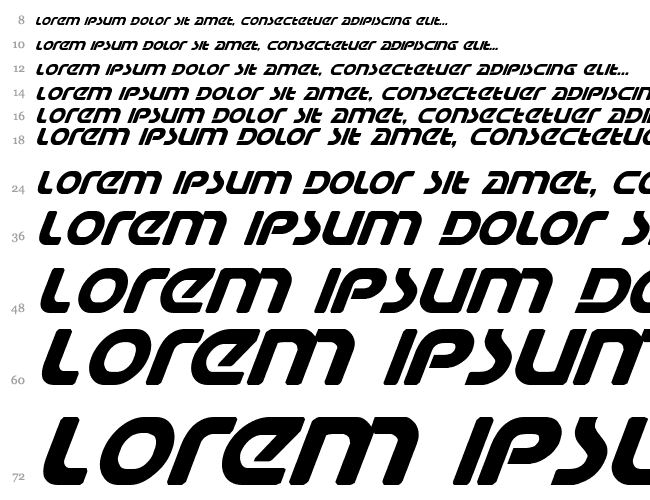 Universal Jack Bold Italic Wasserfall 